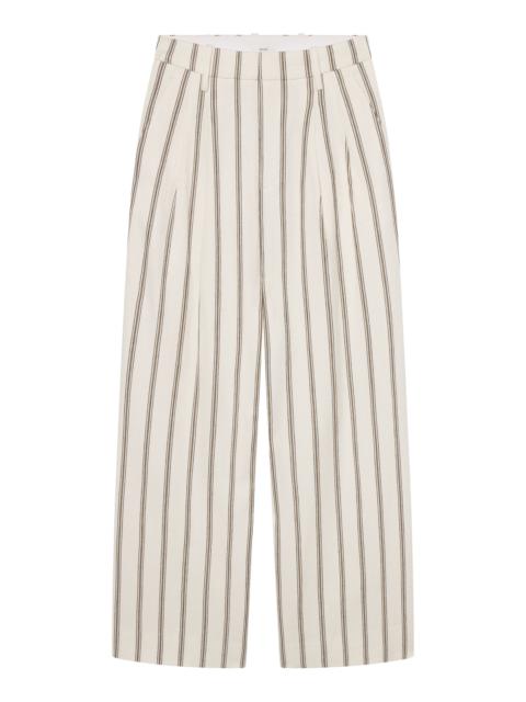 A.L.C. Charles Striped Linen Pant
