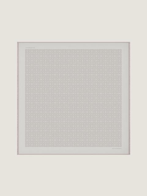 Givenchy 4G SHAWL IN SHINY SILK AND WOOL JACQUARD