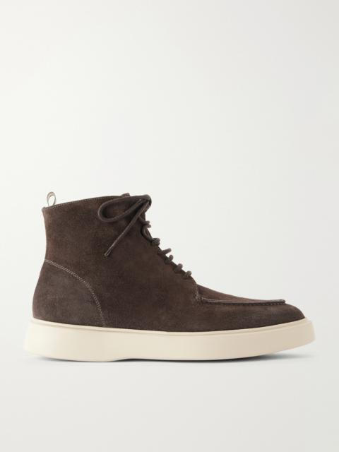 OFFICINE CREATIVE Frame 004 Suede Lace-Up Boots