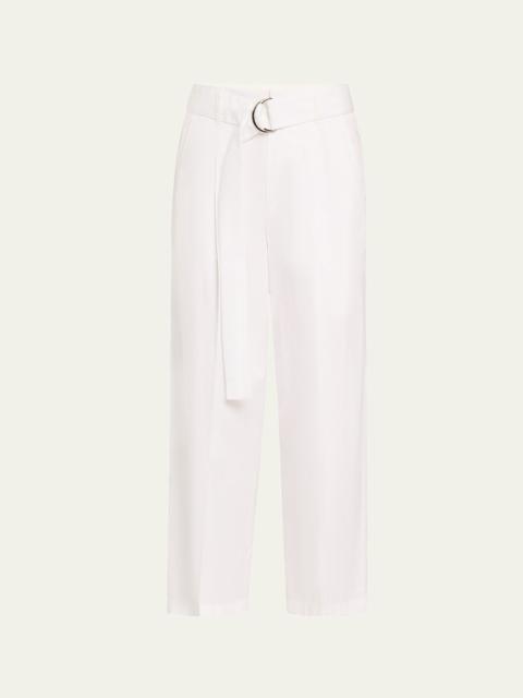 MARIA McMANUS Belted Wide Leg Cropped Pants