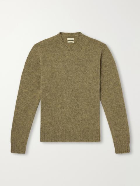 DE BONNE FACTURE Brushed Merino Wool Sweater