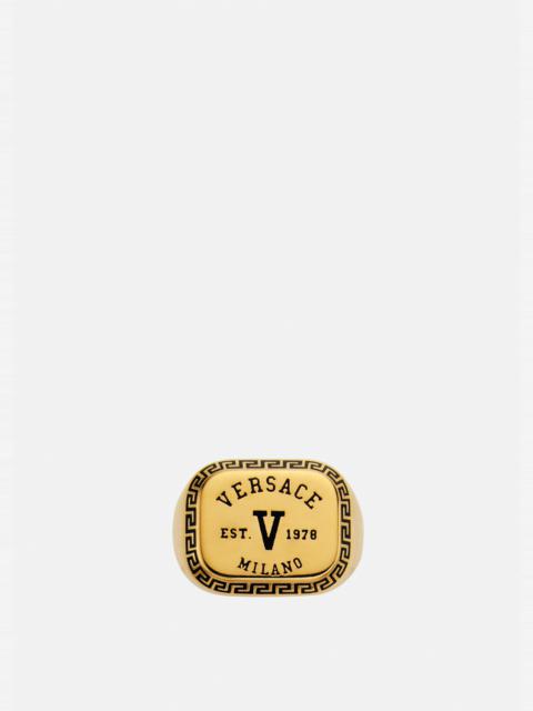 VERSACE Varsity Logo Ring