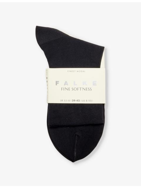 FALKE Fine Softness stretch woven-blend socks