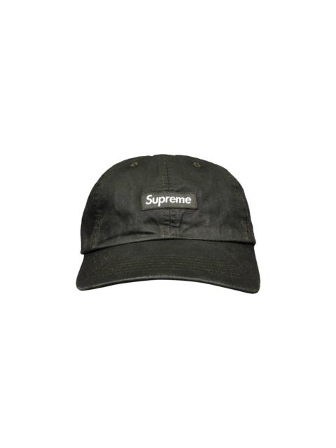 Supreme Small Box Coated Linen 6-Panel 'Black'