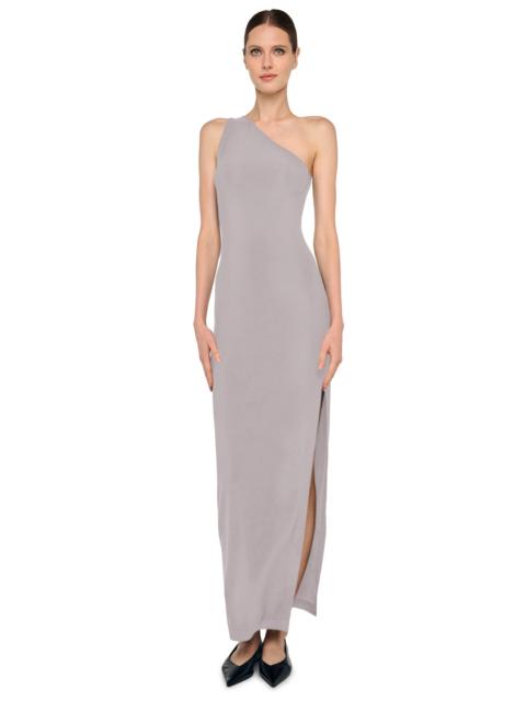 NORMA KAMALI ONE SHOULDER LONG DRESS W/ SIDE SLIT