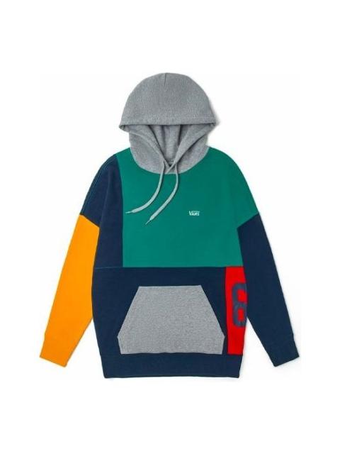 Vans multicolor patchwork Hoodie 'Blue Green Orange Red' VN0A54L2LKZ