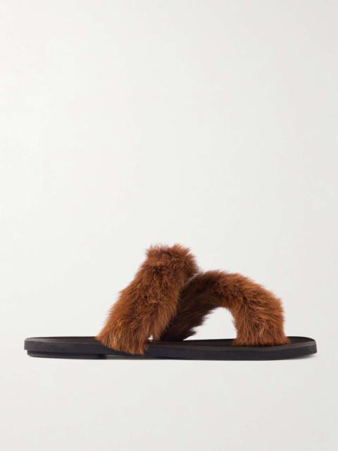 Dries Van Noten Shearling sandals