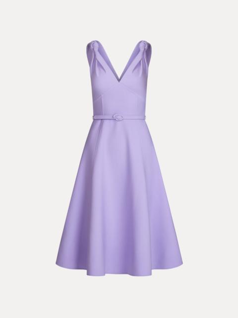 Oscar de la Renta TWIST-DETAILED WOOL DRESS