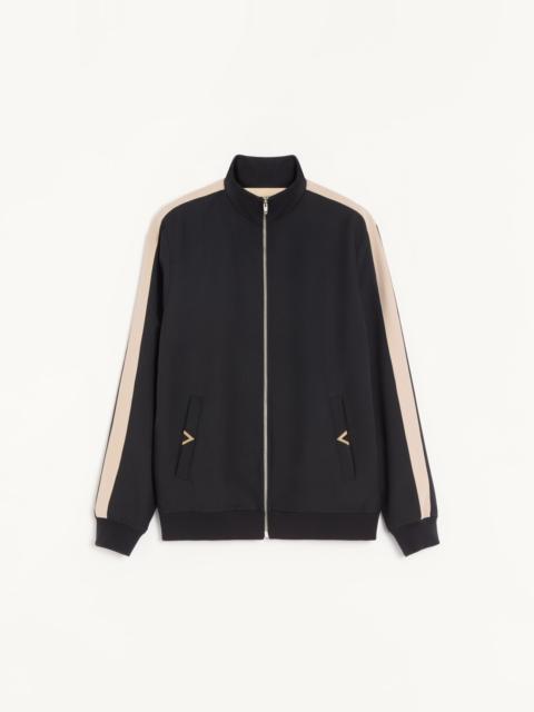 Valentino VALENTINO NYLON SWEATSHIRT WITH VGOLD