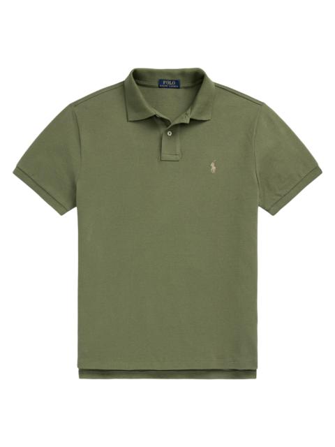 Polo Ralph Lauren Men's Basic Custom Slim-Fit Mesh Polo Shirt - Garden Trail