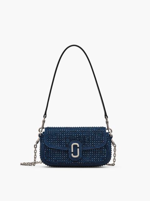 Marc Jacobs THE CRYSTAL DENIM CLOVER SHOULDER BAG