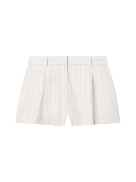 A.L.C. Winston Linen Pinstripe Short