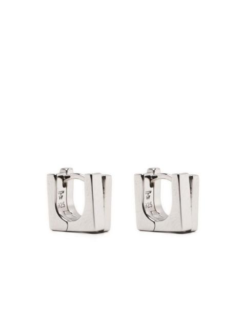 TOM WOOD Step huggie earrings