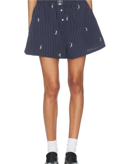LACOSTE Oversize Fit Jacquard Shorts
