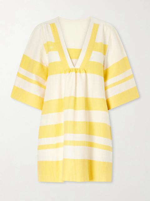lemlem Belkis Striped Cotton Kaftan