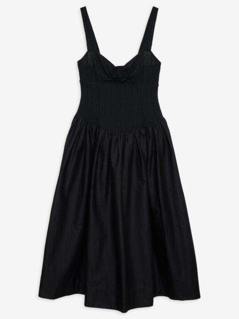 For Love & Lemons Billie Pointelle Midi Dress