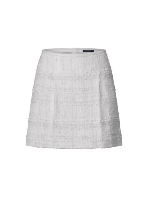 Louis Vuitton Lurex Tweed Mini Skirt