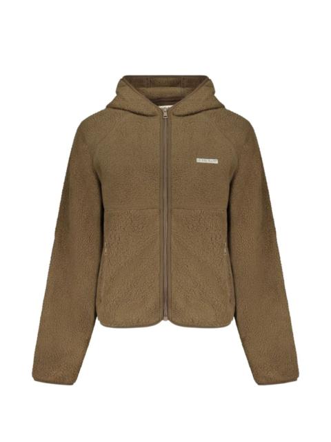 GUESS USA fleece zip-up hoodie