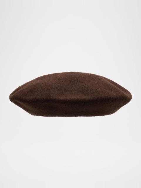 Brunello Cucinelli Monili Wool Beret