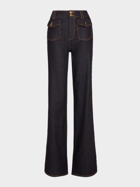RAMY BROOK Fay High-Rise Wide Leg Jeans