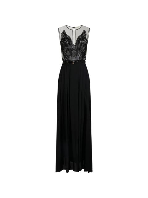 ELISABETTA FRANCHI sequin-embellished maxi dress