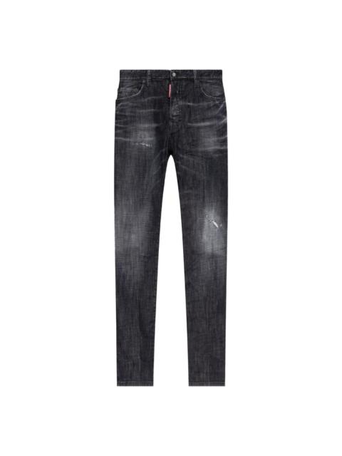 logo-patch jeans