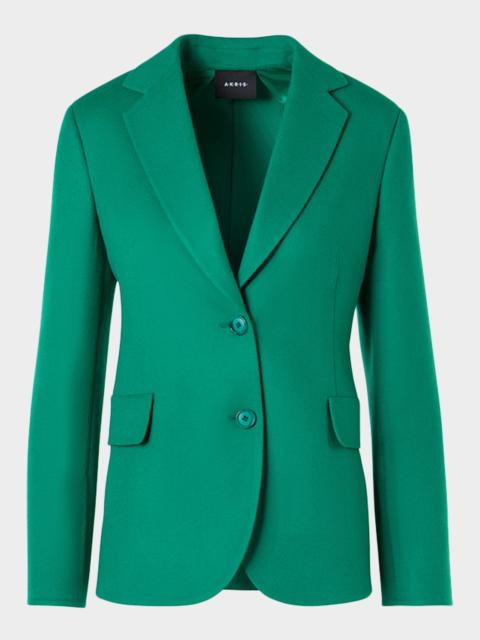 AKRIS Daigon Double-Faced Cashmere Jacket