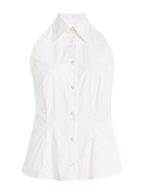 Favorite Daughter The Behind The Bow Cotton-Blend Top white