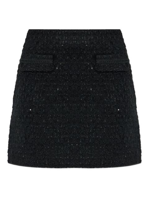 GESTUZ Gzkeiko tweed mini skirt