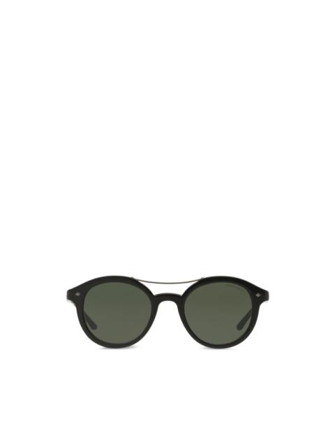 GIORGIO ARMANI round-frame sunglasses