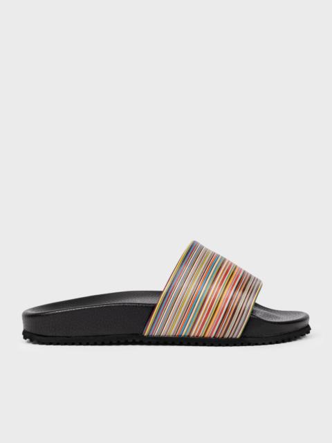 Paul Smith 'Signature Stripe' 'Dru' Slides