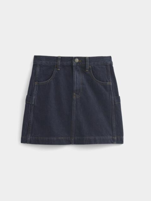 EVERLANE DENIM UTILITY MINI SKIRT