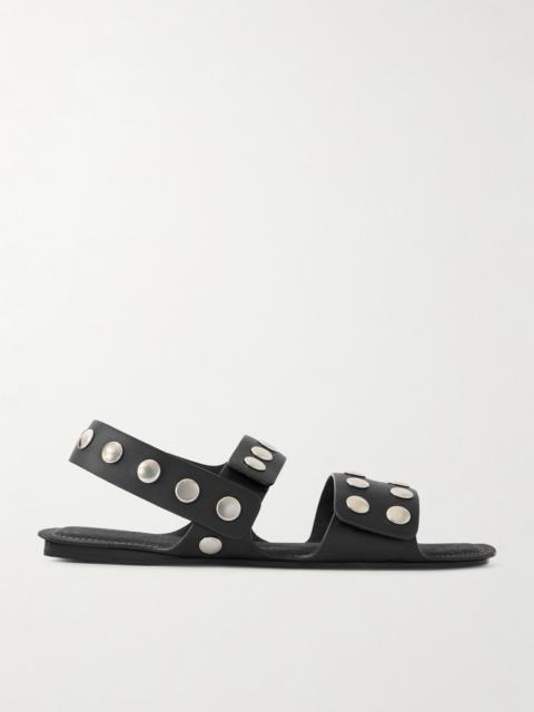 KHAITE Boden Studded Leather Sandals
