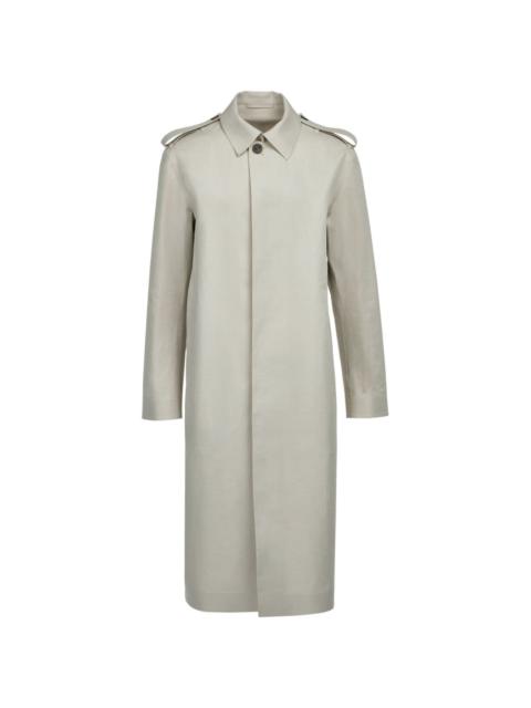 FERRAGAMO cotton-blend long coat