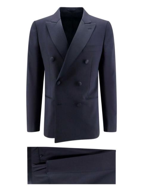 LARDINI peak-lapel suit