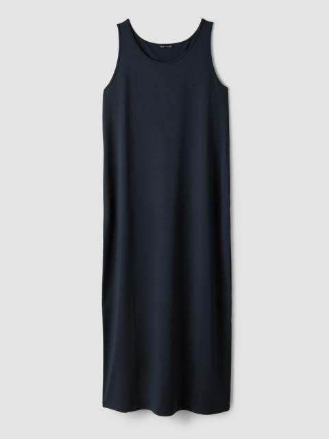 EILEEN FISHER Stretch Jersey Knit Scoop Neck Dress