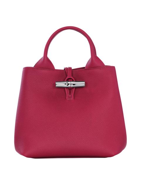 Longchamp Le Roseau S Handbag Beetroot - Leather
