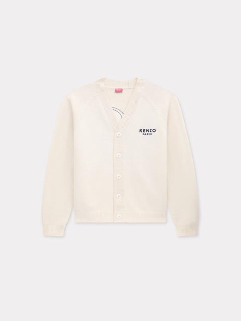 'Boke Flower' embroidered cardigan in wool