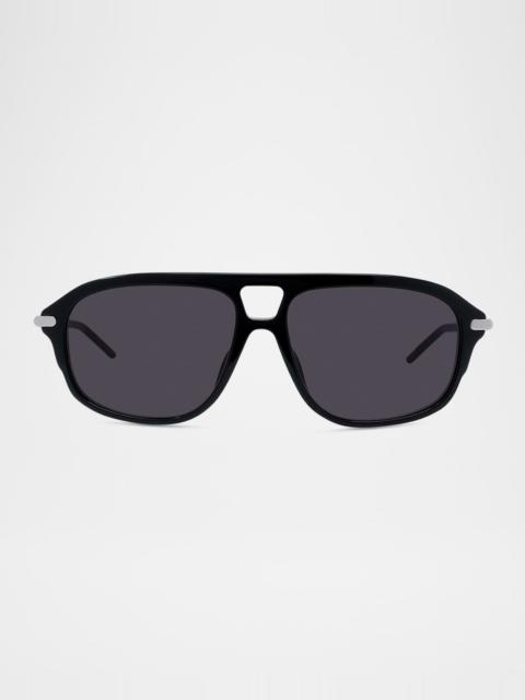 Givenchy Men's GV40113IM Acetate Square Sunglasses