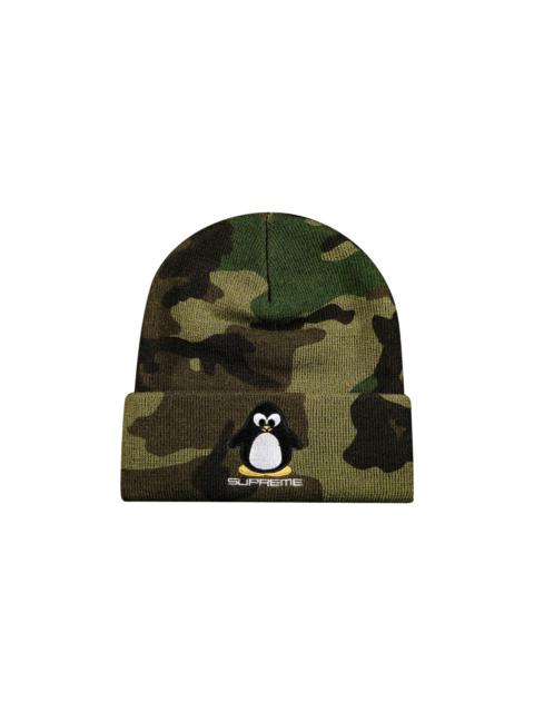 Supreme Penguin Beanie 'Woodland Camo'