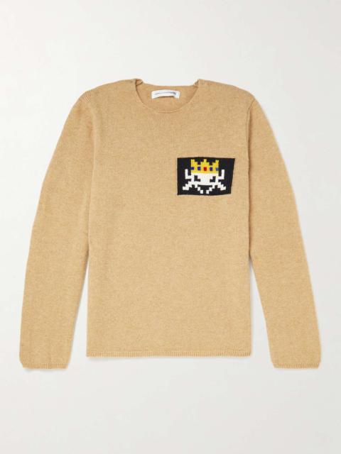 Intarsia Wool-Blend Sweater