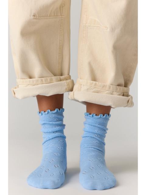 FREE PEOPLE Pointelle Ru Socks