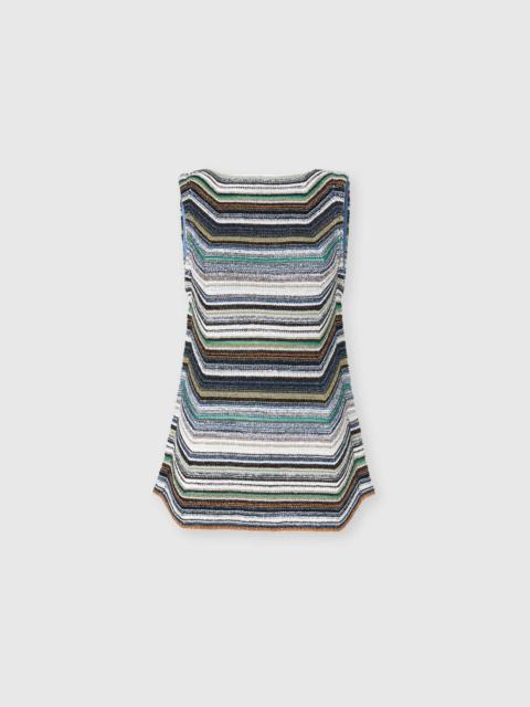 Missoni Mini dress in striped cotton blend