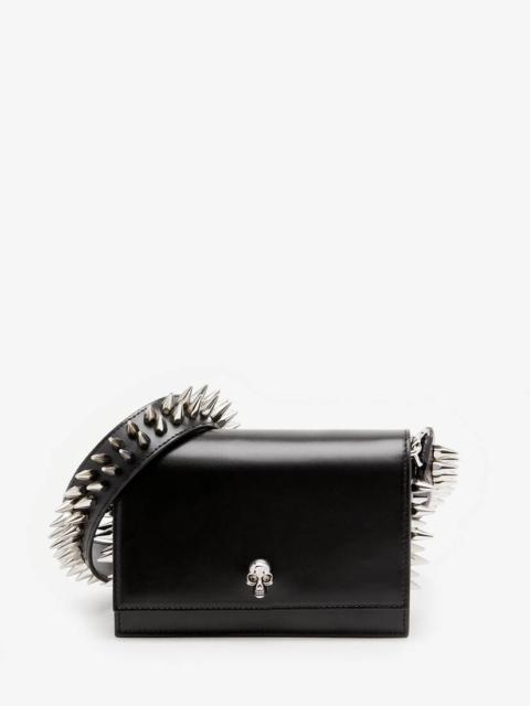 Women's The Biker Small Skull Bag in Black