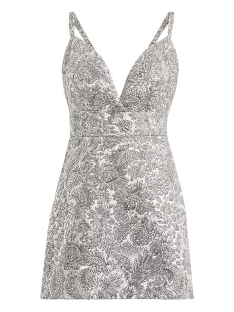 Dolce & Gabbana floral-jacquard dress