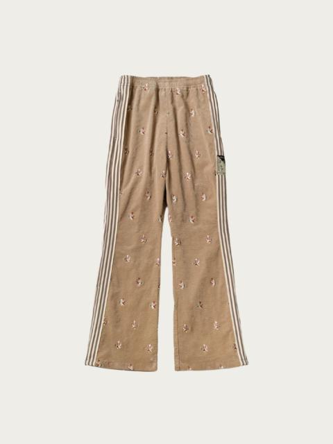 Kapital 11W Stretch Corduroy DUCK Embroidery Track Pants (Banner Stripe) - GLB