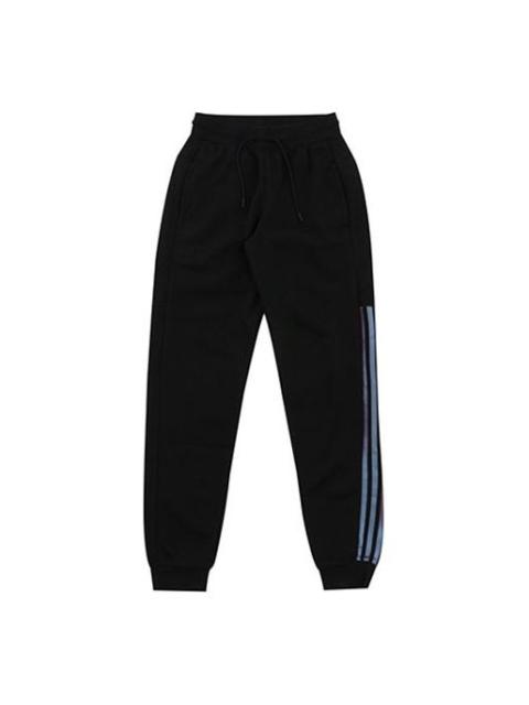 adidas adidas Running Breathable Sports Knit Casual Pants Black CV9138