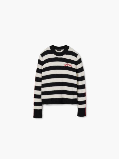 Marc Jacobs STRIPED는 로고 스위터를 얻었다