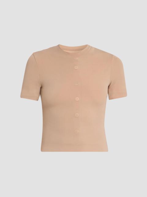 Maison Margiela Women's Fusion Jersey T-Shirt - Beige