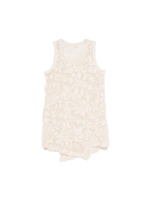 Comme Des Garçons Cotton blend tank top